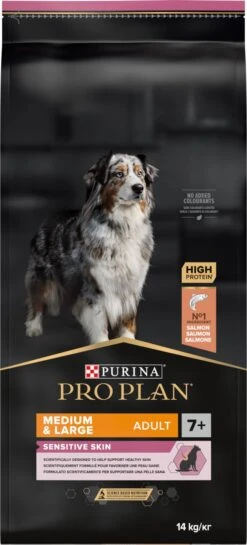 Pro Plan Medium & Large Adult 7+ (Senior) Sensitive Skin - Honden Droogvoer - Zalm - 14 Kg -Honden Benodigdheden Verkoop 544x1200 8