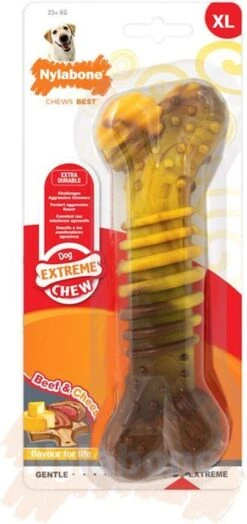 Nylabone Extreme Kauwbot Textuur Met Rund- En Kaassmaak -Honden Benodigdheden Verkoop 566x1200 3