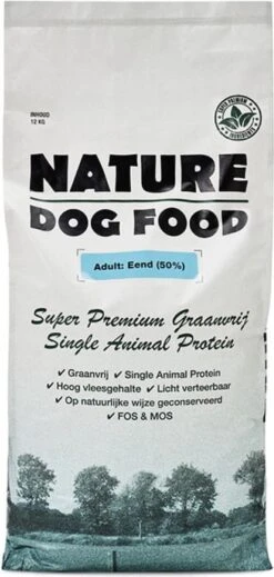 Nature Dog Food - Hypoallergeen Hondenvoer Adult Graanvrij Eend & Sinaasappel - 12 Kg