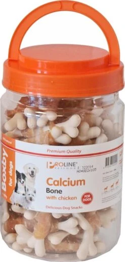 Proline Boxby Calcium Bone Hondensnack - 360 G -Honden Benodigdheden Verkoop 577x1200 2