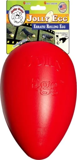 Jolly Pets Jolly Egg Hondenspeelgoed – Stevige Hondenbal - Gemaakt Van Extreem Duurzaam Kunststof - Geschikt Voor De Kleinere Hond – Weerbestendig - 20cm – Rood -Honden Benodigdheden Verkoop 578x1200 2