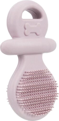 Merkloos Fopspeen Natuurrubber Paars 9 Cm ( Honden Bijtring Puppy ) -Honden Benodigdheden Verkoop 587x1200