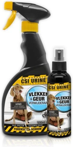 CSI Urine Vlek En Geurspray Puppy En Hond 500 Ml -Honden Benodigdheden Verkoop 595x1200 3
