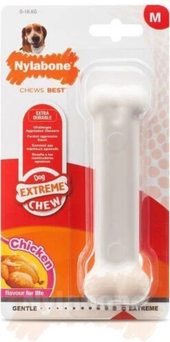 Nylabone Harde Bijters Kluif - Kip - Voor Honden Tot 30 Kg -Honden Benodigdheden Verkoop 596x1200 1