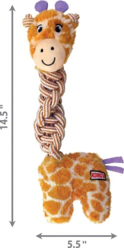 KONG Knots Twists – Hondenspeelgoed Met Touw – Kauwspeeltje – Flostouw – Exta Sterk – Met Pieper - Md/Lg -Honden Benodigdheden Verkoop 599x1200 1