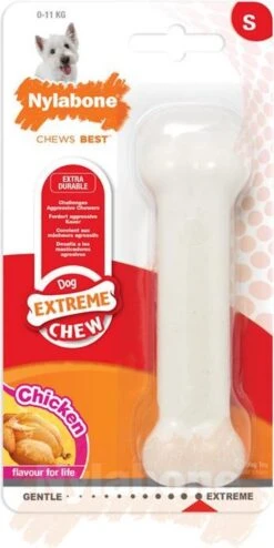 Nylabone Harde Bijters Kluif - Kip - Voor Honden Tot 30 Kg -Honden Benodigdheden Verkoop 600x1200 5