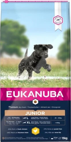 Eukanuba Developing Junior Large Breed Kip - Hondenvoer - 15 Kg -Honden Benodigdheden Verkoop 607x1200 1