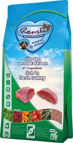 Renske Super Premium Senior Kalkoen Graanvrij 12 KG -Honden Benodigdheden Verkoop 611x1200 1