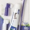 Hond En Kat Tandenborstel Verzorgingsset - Inclusief Tandpasta Met Beefsmaak - Vier Unieke Reinigingsborstels - Fluoride Vrij -Honden Benodigdheden Verkoop 626x1200 3