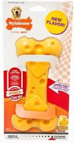 Nylabone Durable Cheese Bone - M -Honden Benodigdheden Verkoop 626x1200 5