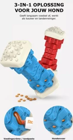 3-in-1 Hondenkauwbot - Gebitsverzorging - IQ Training - Voedsel Afgifte Functie - Geometrisch Ontwerp - Duurzaam & Milieuvriendelijk - Kauwbot - Honden - Hondenbot - Rood 14 3-in-1 Hondenkauwbot - Gebitsverzorging - IQ Training - Voedsel Afgifte Functie - Geometrisch Ontwerp - Duurzaam & Milieuvriendelijk - Kauwbot - Honden - Hondenbot - Rood -Honden Benodigdheden Verkoop 631x1200 1