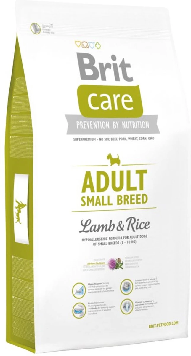Brit Care Adult Small Breed Lamb & Rice 7,5 Kg - Hond 3 Brit Care Adult Small Breed Lamb & Rice 7,5 Kg - Hond