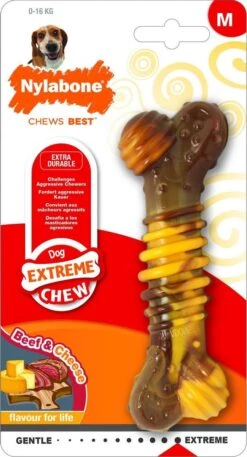 Nylabone Extreme Kauwbot Textuur Met Rund- En Kaassmaak -Honden Benodigdheden Verkoop 649x1200 2