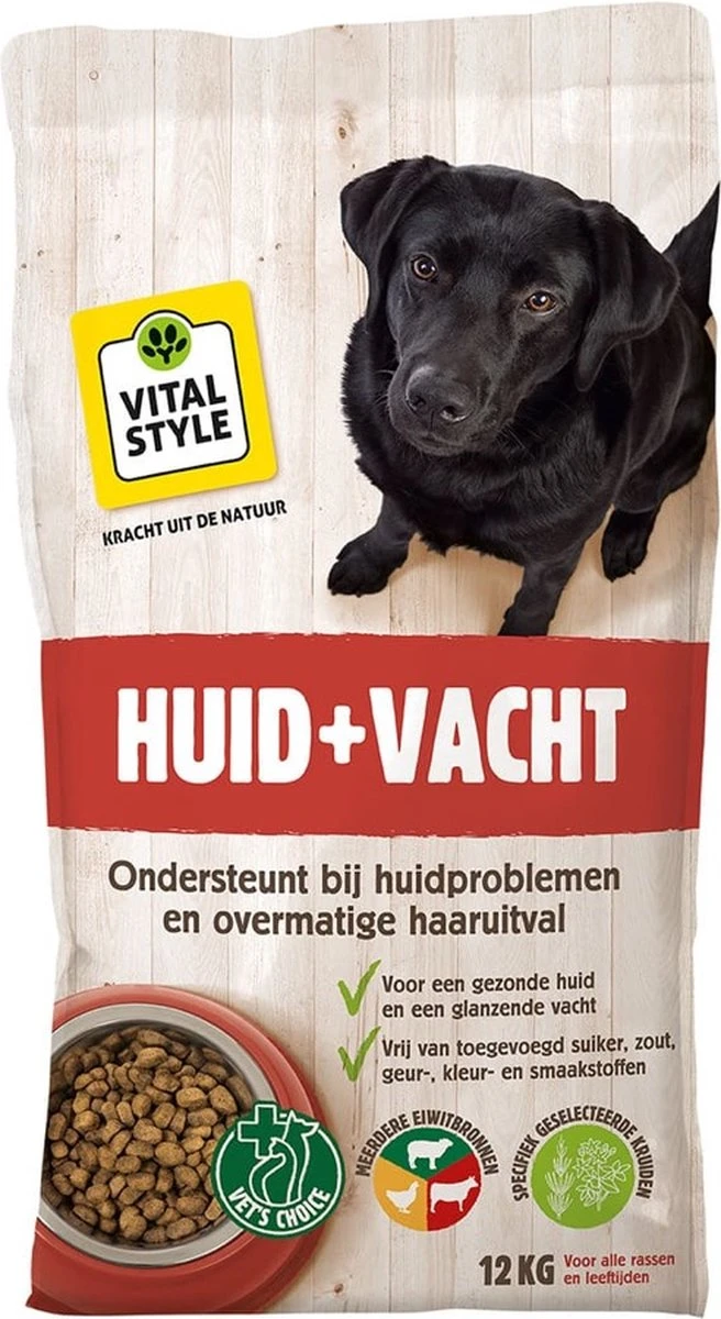 VITALstyle HUID+VACHT - Hondenbrokken - 12 Kg 3 VITALstyle HUID+VACHT - Hondenbrokken - 12 Kg