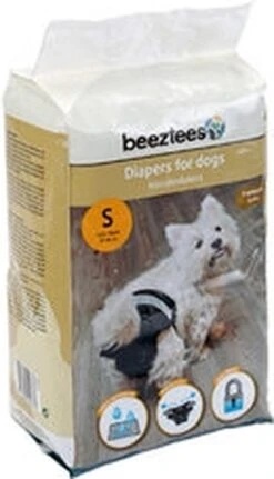 Beeztees - Hondenluier - Zwart - S - 20ST -Honden Benodigdheden Verkoop 687x1200