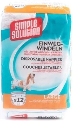Simple Solution Wegwerp Honden Luier - SMALL 12 ST 38-48 CM -Honden Benodigdheden Verkoop 723x1200 3