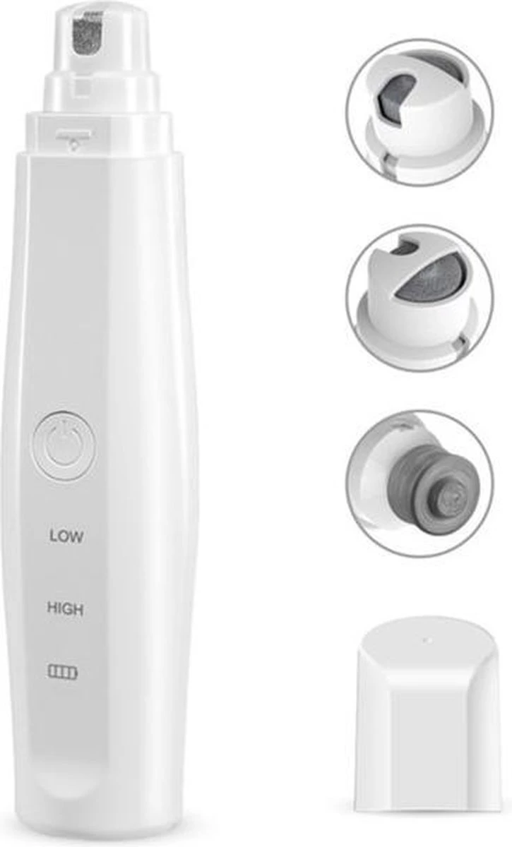 Elektrische NagelVijl / Nagelknipper Kat / Nagelknipper Hond / Nageltrimmer / Draadloos / Diamante Vijlkop / Honden/Katten/Knaagdieren 5 Elektrische NagelVijl / Nagelknipper Kat / Nagelknipper Hond / Nageltrimmer / Draadloos / Diamante Vijlkop / Honden/Katten/Knaagdieren - Afbeelding 3