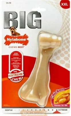 Nylabone Big Chew Kauwbot - Kipsmaak - Hond Zwaarder Dan 23 Kg -Honden Benodigdheden Verkoop 733x1200 3