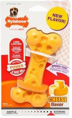 Nylabone Durable Cheese Bone - M -Honden Benodigdheden Verkoop 735x1200 5