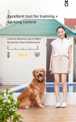 Anti Blafband EN Trainingshalsband In 1 - UNIEK SYSTEEM - 1000m Bereik - 100 Levels -Honden Benodigdheden Verkoop 745x1200 4