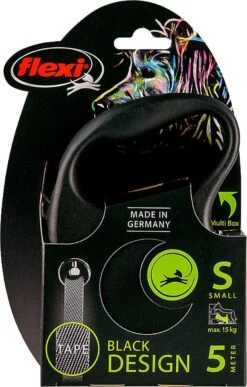 Hondenriem - Looplijn - FLEXI Rollijn BLACK DESIGN TAPE - S - ZWART - 5 Meter 7 Hondenriem - Looplijn - FLEXI Rollijn BLACK DESIGN TAPE - S - ZWART - 5 Meter -Honden Benodigdheden Verkoop 765x1200 2