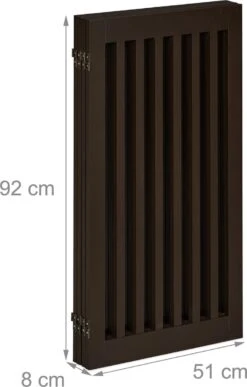 Relaxdays Veiligheidshekje Hout - 92 Cm Hoog - Kinderhek - Hondenhek - Inklapbaar - Bruin - 4 Panelen 19 Relaxdays Veiligheidshekje Hout - 92 Cm Hoog - Kinderhek - Hondenhek - Inklapbaar - Bruin - 4 Panelen -Honden Benodigdheden Verkoop 766x1200 1