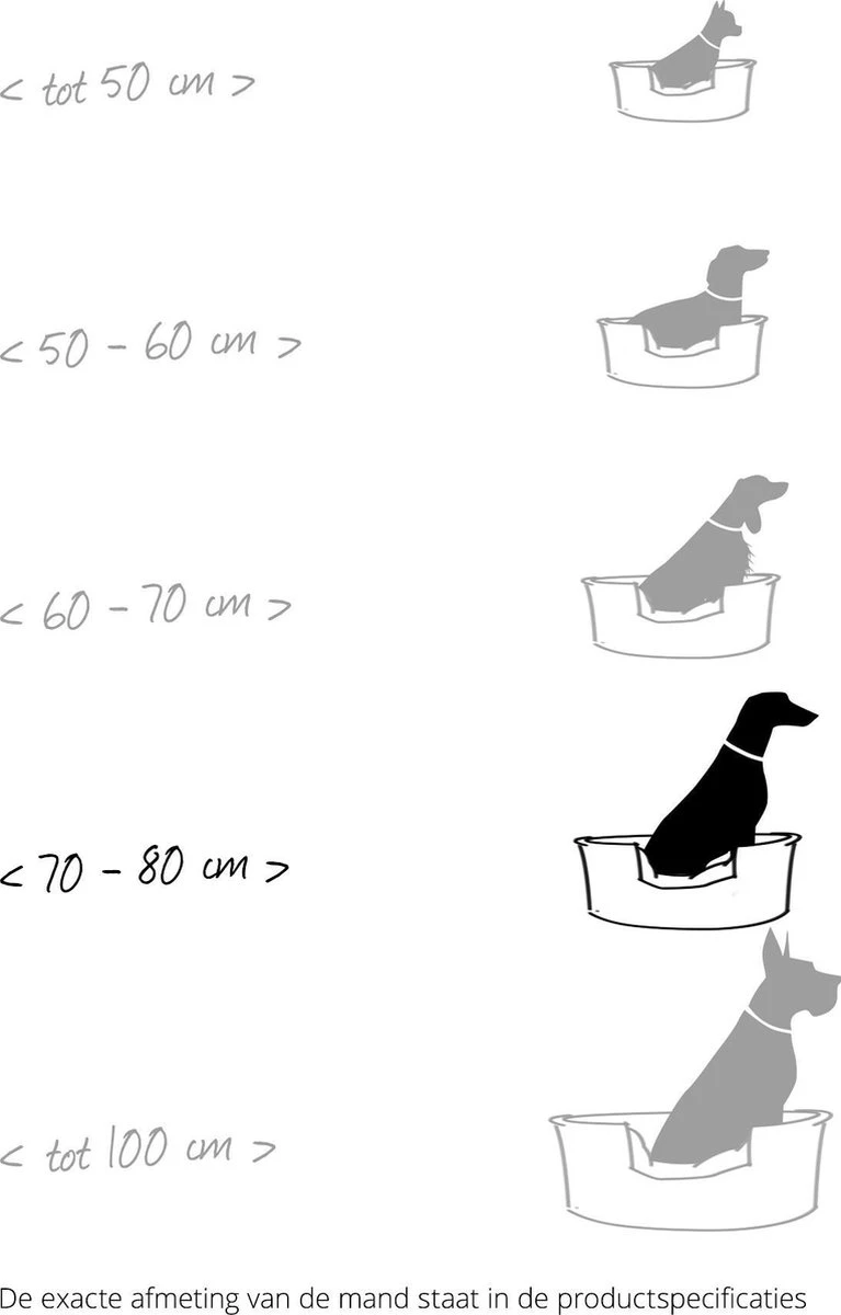 Flamingo - Hondenmand Domus - XL - Grijs - 80/92 X 61 X 26 Cm 4 Flamingo - Hondenmand Domus - XL - Grijs - 80/92 X 61 X 26 Cm - Afbeelding 2