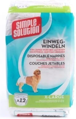 Simple Solution Wegwerp Honden Luier - SMALL 12 ST 38-48 CM -Honden Benodigdheden Verkoop 768x1200 2