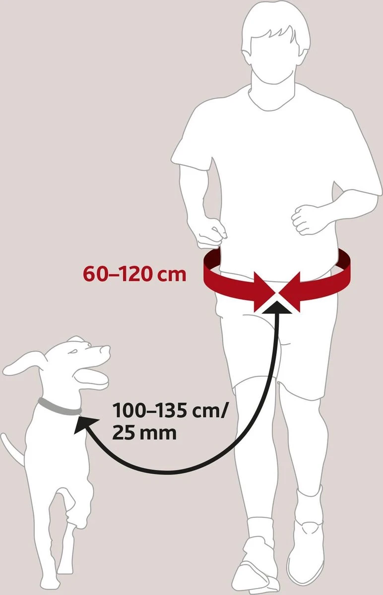 Trixie Heupriem Met Jogginglijn Zwart - RIEM 60-120 CM LIJN 100-135 CM 9 Trixie Heupriem Met Jogginglijn Zwart - RIEM 60-120 CM LIJN 100-135 CM - Afbeelding 8