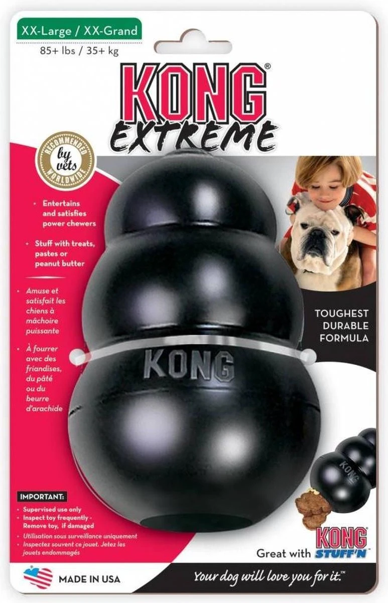 Kong Extreme - Hondenspeelgoed - Zwart - XL 17 Kong Extreme - Hondenspeelgoed - Zwart - XL - Afbeelding 15