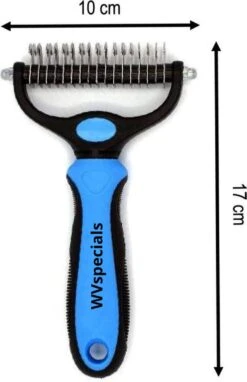 Professionele 2-Zijdige Ondervacht Kam Voor Hond En Kat – Hondenborstel – Kattenborstel - Hondenkam –Anti Klit - Haarverwijderaar Voor Huisdieren - Pijnloos - – Klittenkam – Verwijdert Klitten – Voorkomt Haaruitval – Black Friday - Sinterklaas -Honden Benodigdheden Verkoop 775x1200 3