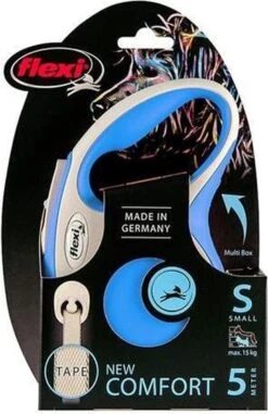 Flexi Rollijn New Comfort Tape L 8 M - Hondenriem - Blauw&Lichtgrijs -Honden Benodigdheden Verkoop 778x1200 1