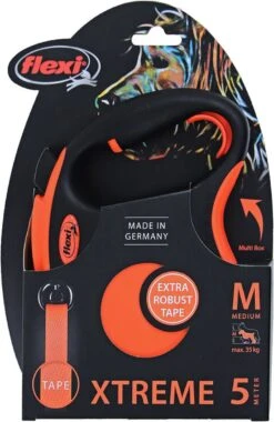 Flexi Rollijn XTREME Tape Leash - M - Orange -Honden Benodigdheden Verkoop 779x1200 2