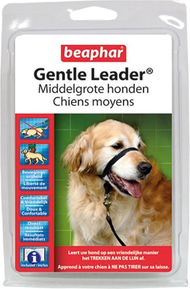 Gentle Leader Hoofdhalster Medium Zwart Beaphar 13 Gentle Leader Hoofdhalster Medium Zwart Beaphar - Afbeelding 11