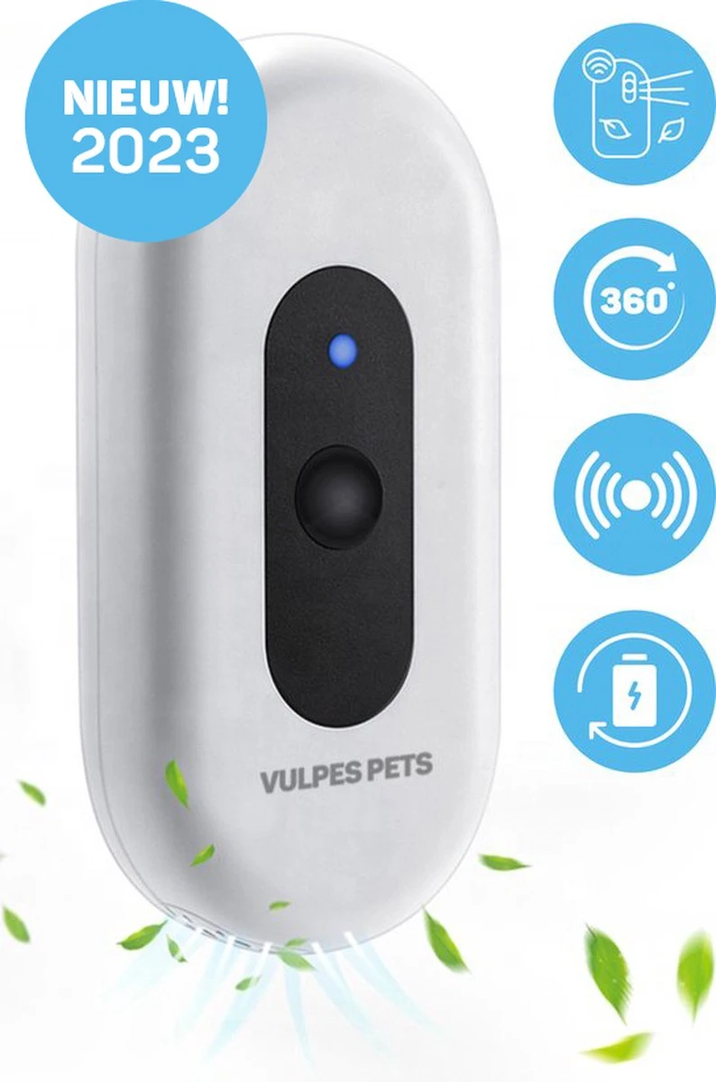 Vulpes Pets® Kattenbak Geurverdrijver PRO - Ozon En Negatieve Ionen Functie - Infraroodsensor - Oplaadbaar - Geurverwijderaar - Air Eliminator - Wit 3 Vulpes Pets® Kattenbak Geurverdrijver PRO - Ozon En Negatieve Ionen Functie - Infraroodsensor - Oplaadbaar - Geurverwijderaar - Air Eliminator - Wit