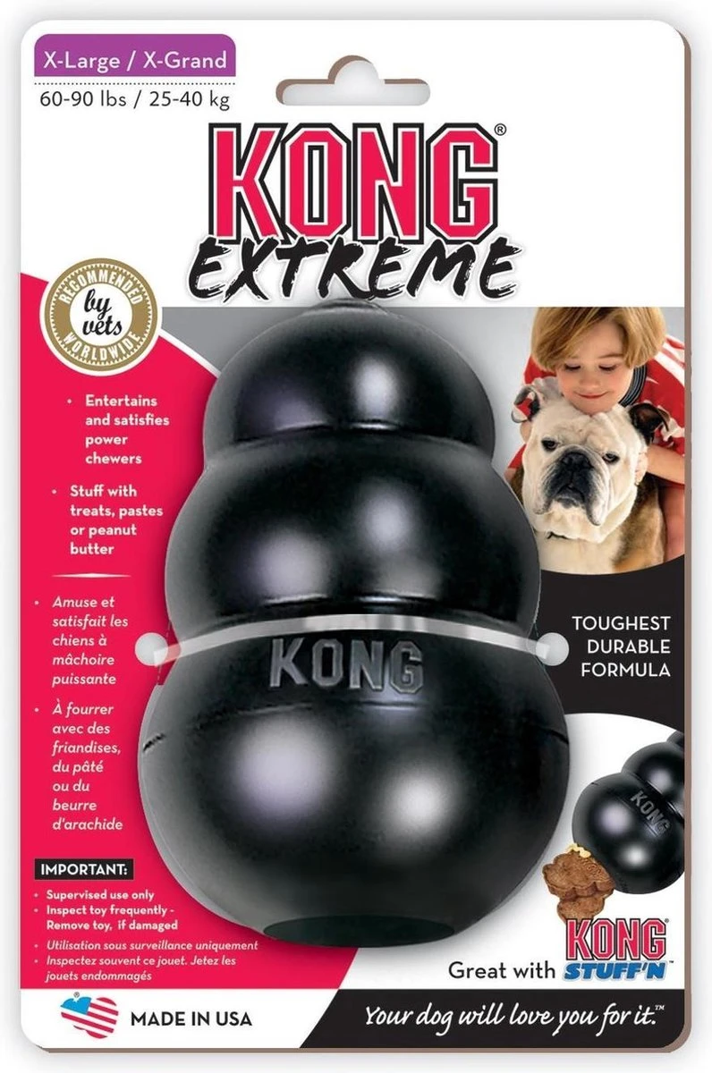 Kong Extreme - Hondenspeelgoed - Zwart - XL 15 Kong Extreme - Hondenspeelgoed - Zwart - XL - Afbeelding 13
