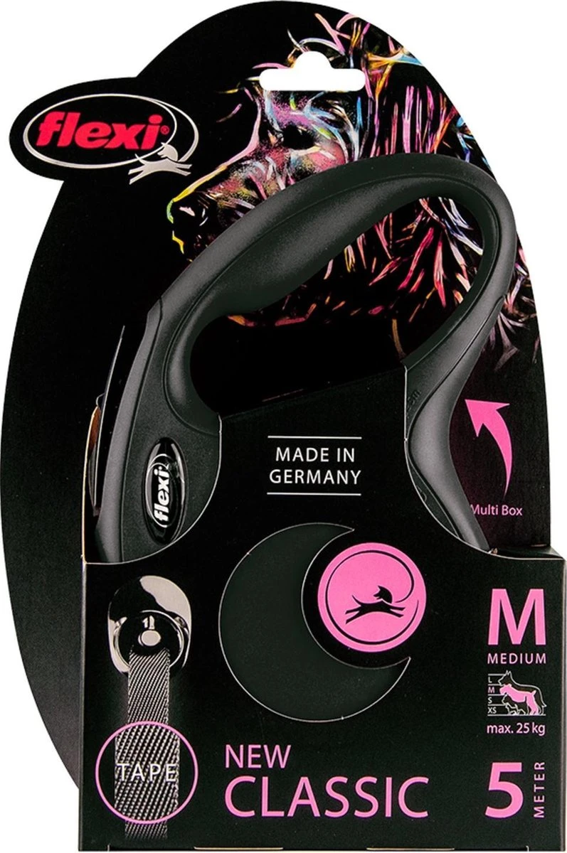 Flexi Classic Tape - Zwart - M - 5 M 8 Flexi Classic Tape - Zwart - M - 5 M - Afbeelding 6