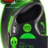 Flexi New Neon Tape - Hondenriem - Zwart/Groen - M - 5 M - (<25 Kg) -Honden Benodigdheden Verkoop 808x1200 3