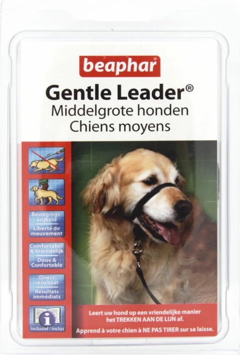 Gentle Leader Hoofdhalster Medium Zwart Beaphar 10 Gentle Leader Hoofdhalster Medium Zwart Beaphar - Afbeelding 8