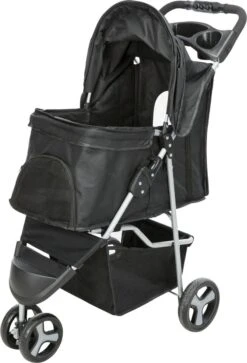 Trixie Hondenbuggy Zwart 80x47x100 Cm | Dierenmand -Honden Benodigdheden Verkoop 817x1200 1