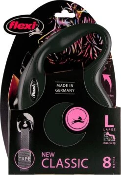 Flexi Rollijn New Classic Tape Large 8 M - Hondenriem - Zwart Tot 50kg -Honden Benodigdheden Verkoop 830x1200 3