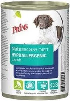 Prins Naturecare Diet Dog Hypoallegenic - Lam - Hondenvoer - 6 X 400 G -Honden Benodigdheden Verkoop 835x1200 2