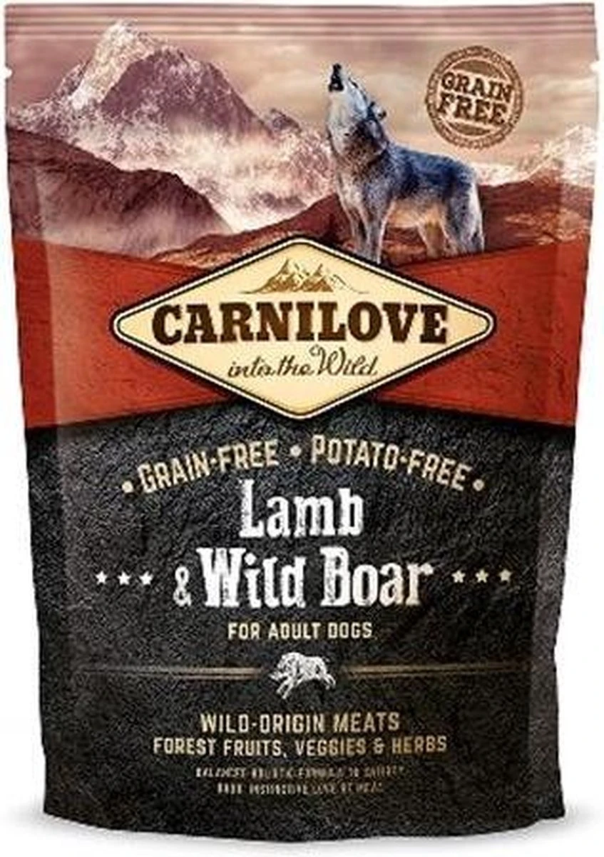Carnilove Lamb / Wild Boar Adult 4 Carnilove Lamb / Wild Boar Adult - Afbeelding 2