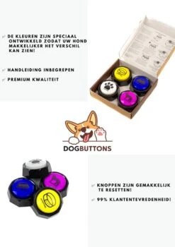 Merkloos Dogbuttons® – PETIFY PREMIUM Praatknoppen - 4stuks – Praatknop – Hond – Opneembare Knoppen – Hond Praten – Hondentraining – Praatknoppen – Dog Button – Hondenknop – Huisdier – Honden Speelgoed Intelligentie – Praten Met Hond – Laat Uw Hond Spreken! 12 Merkloos Dogbuttons® – PETIFY PREMIUM Praatknoppen - 4stuks – Praatknop – Hond – Opneembare Knoppen – Hond Praten – Hondentraining – Praatknoppen – Dog Button – Hondenknop – Huisdier – Honden Speelgoed Intelligentie – Praten Met Hond – Laat Uw Hond Spreken! -Honden Benodigdheden Verkoop 848x1200 3