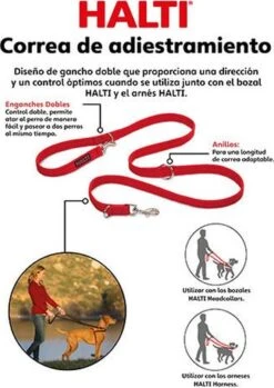 Company Of Animals Halti Trainingslijn - Large - 2 Meter - Verstelbaar - Zwart -Honden Benodigdheden Verkoop 849x1200