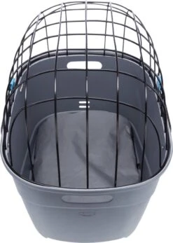 Trixie Fietsmand Voor Bagagedrager Met Draadkoepel Kunststof Grijs (46X36X47 CM) -Honden Benodigdheden Verkoop 853x1200 2