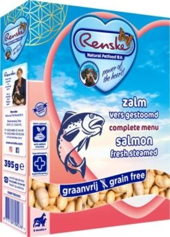 Renske Vers Vlees Zalm Graanvrij - Hondenvoer - 10 X 395 Gr -Honden Benodigdheden Verkoop 861x1200