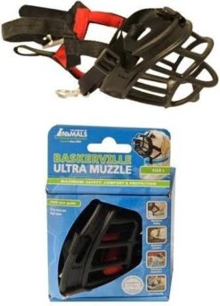 Company Of Animals Baskerville Ultra Muzzle - Muilkorf - Maat 3 (M) - Zwart -Honden Benodigdheden Verkoop 863x1200 2