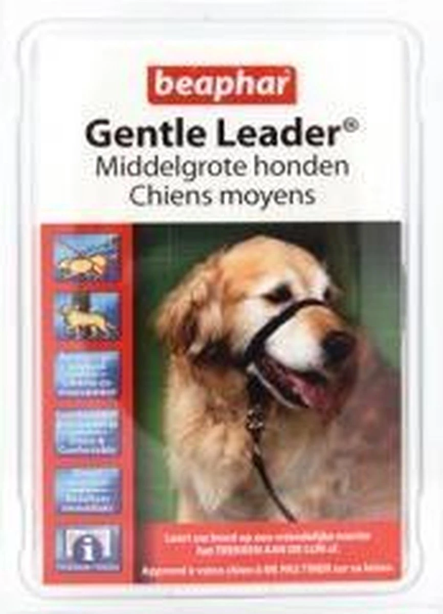 Gentle Leader Hoofdhalster Medium Zwart Beaphar 17 Gentle Leader Hoofdhalster Medium Zwart Beaphar - Afbeelding 15