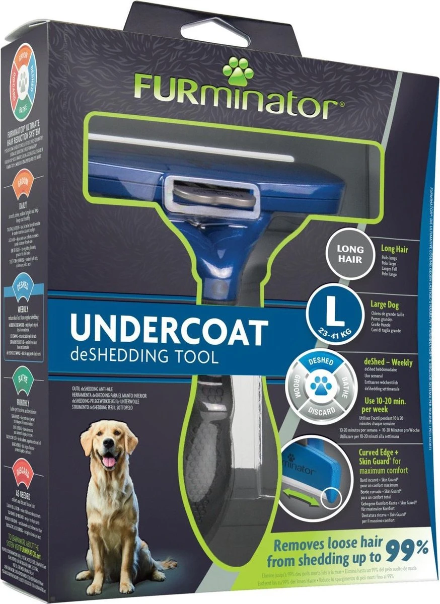Furminator Deshedding Dog Undercoat L Long Hair 10 Furminator Deshedding Dog Undercoat L Long Hair - Afbeelding 8